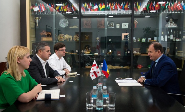 ოთარ დანელია მოლდოვის რესპუბლიკის ელჩს შეხვდა