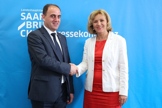 თბილისის მერი ოფიციალური ვიზიტის ფარგლებში ზაარბრიუკენის მერს შეხვდა