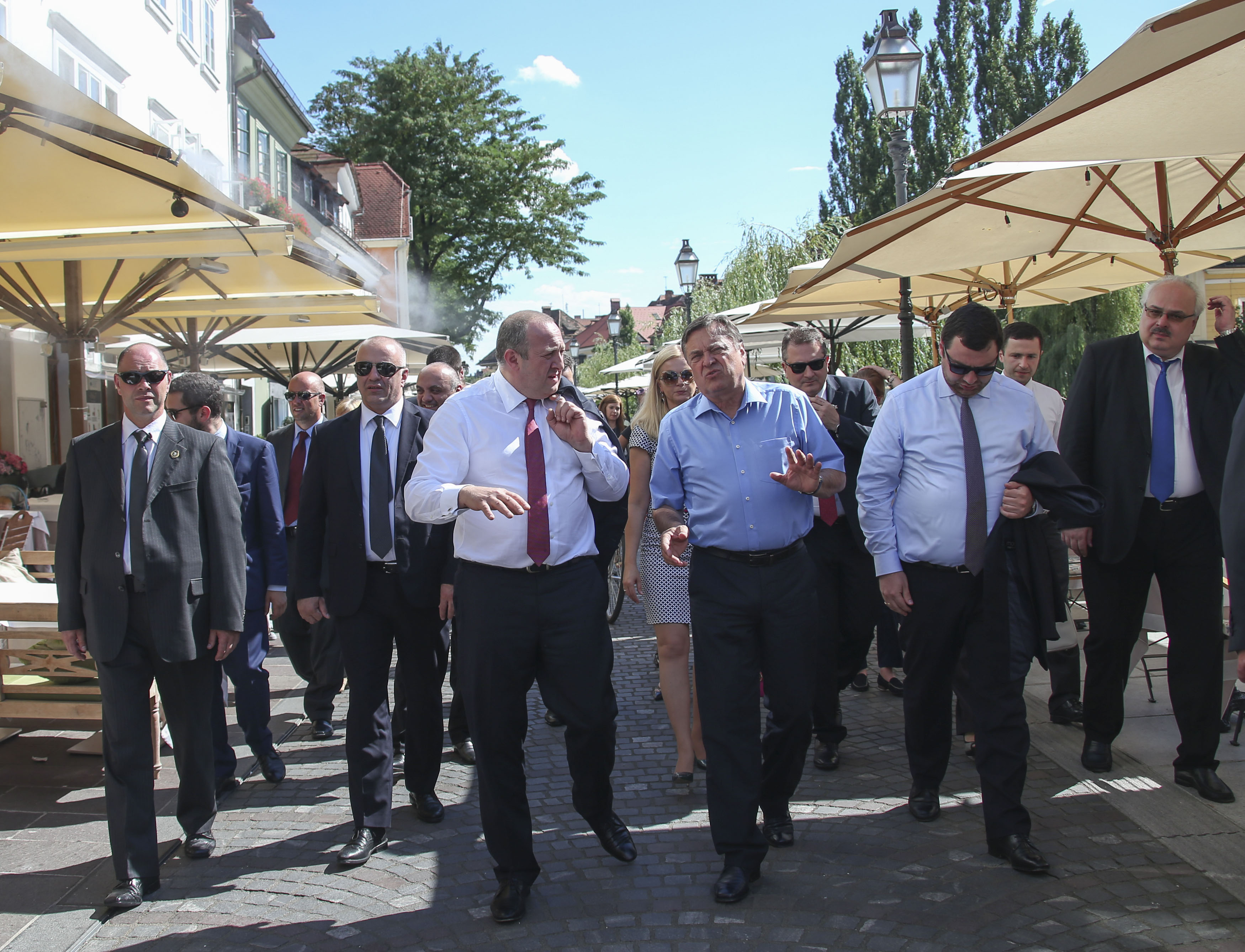 გიორგი მარგველაშვილი  ლიუბლიანას მერს  ზორან იანკოვიჩს შეხვდა