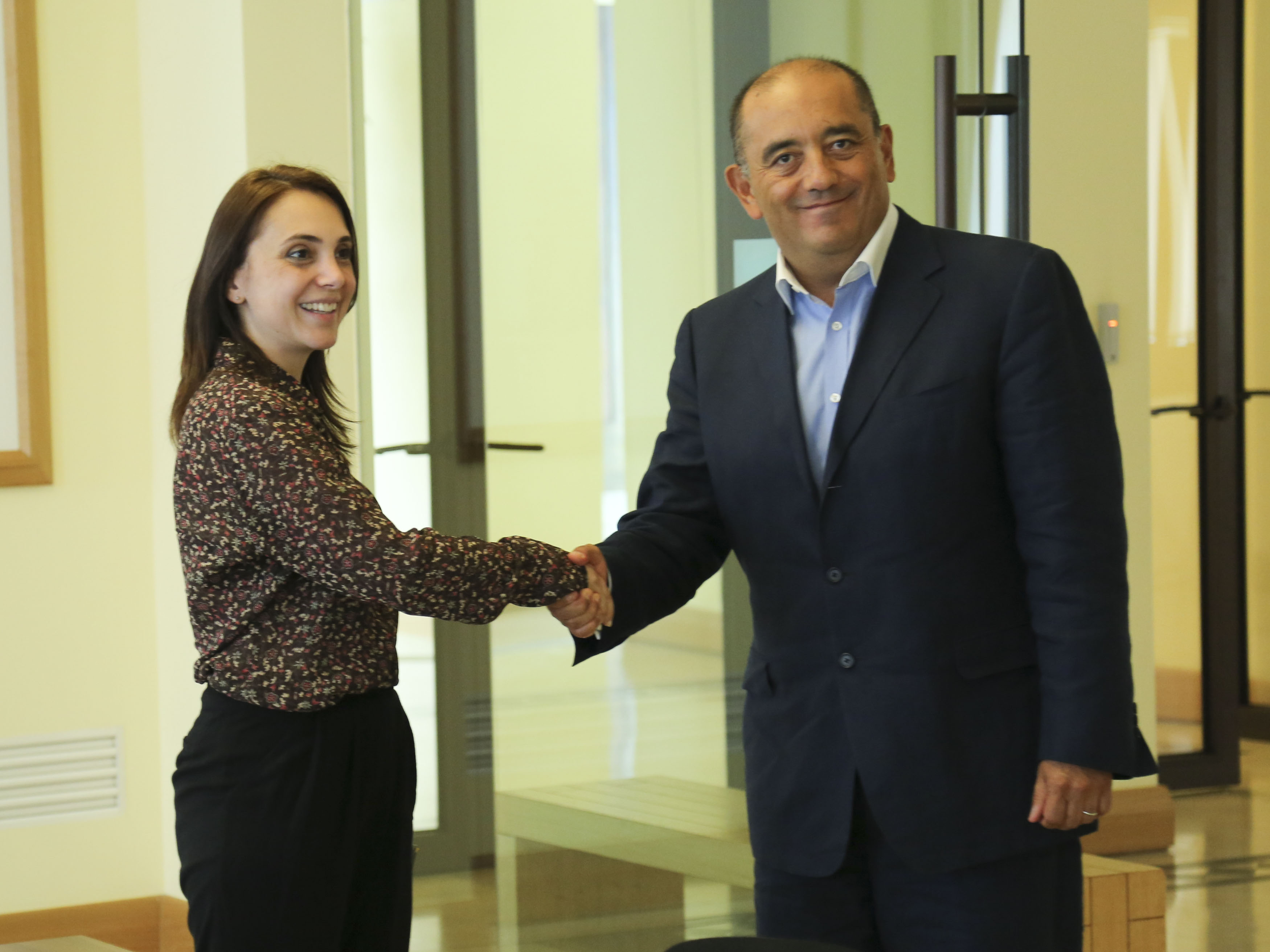 პრეზიდენტის ეკონომიკური მრჩეველი ბრუნო ბალვანერას შეხვდა