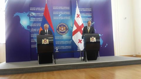 მიხეილ ჯანელიძემ სომეხ კოლეგას უმასპინძლა