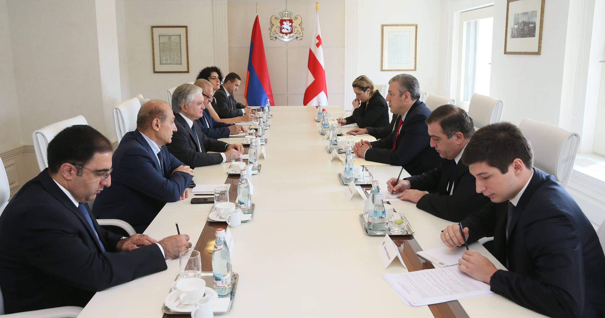 გიორგი კვირიკაშვილი ედვარდ ნალბანდიანს შეხვდა