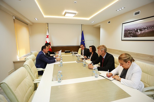 დიმიტრი ქუმსიშვილი სავალუტო ფონდის მისიის ახალ ხელმძღვანელს შეხვდა