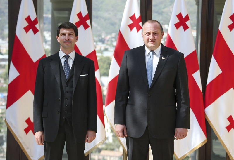 პრეზიდენტს ავსტრიის რესპუბლიკის პირველმა ელჩმა რწმუნებათა სიგელები გადასცა