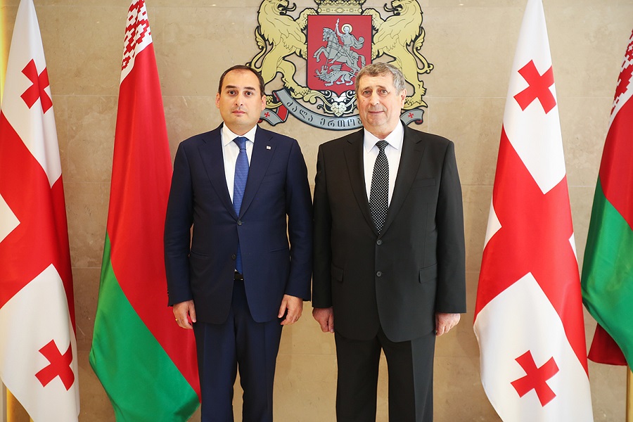დიმიტრი ქუმსიშვილი თავის ბელარუს კოლეგას შეხვდა