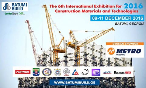 9-11 დეკემბერს ბათუმი BATUMI BUILD 2016-ს უმასპინძლებს