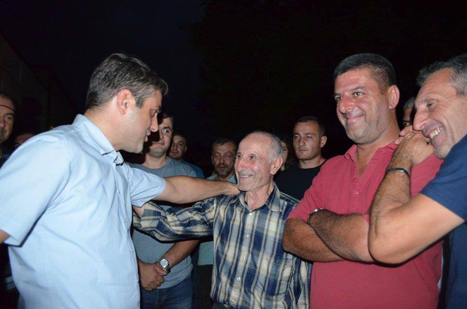 ირაკლი შიოლაშვილი  სოფელ ნუკრიანის მოსახლეობას შეხვდა