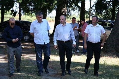 გურამ მაჭარაშვილმა, დევნილთა და განსახლების მინისტრ სოზარ სუბართან ერთად, ლაგოდეხის დევნილთა დასახლება მოინახულა