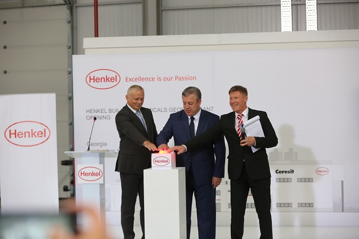 საქართველოში Henkel-ის წებოვანი, მშრალი ნარევი მასალების მწარმოებელი ქარხანა გაიხსნა