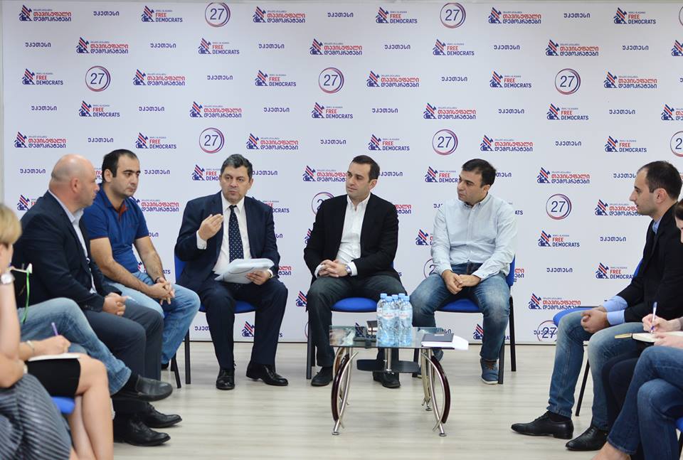 ,,თავისუფალი დემოკრატები“ არასამთავრობო ორგანიზაციებისა და ომბუდსმენის აპარატის წარმომადგენლებს შეხვდნენ