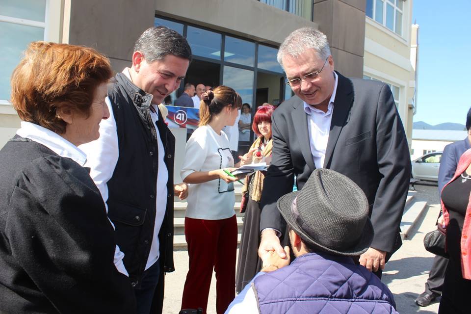 დავით სერგეენკომ და გელა სამხარაულმა ახმეტაში შეხვედრა გამართეს