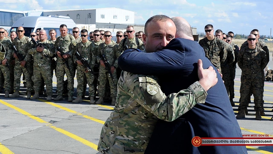 თავდაცვის მინისტრმა ქართული ბატალიონი ავღანეთში გააცილა