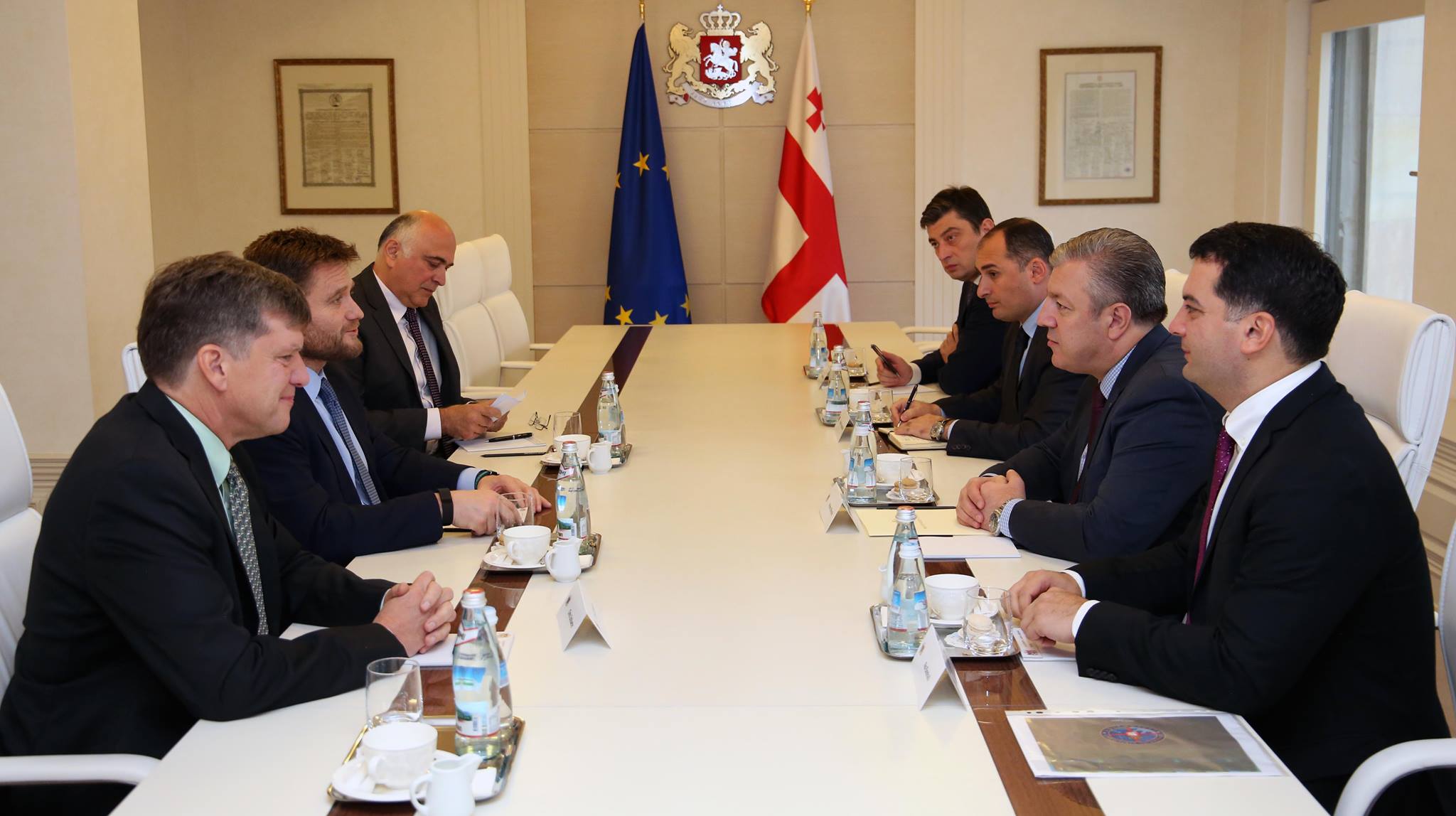 გიორგი კვირიკაშვილი BP–ის რეგიონულ პრეზიდენტს, გორდონ ბირელს შეხვდა