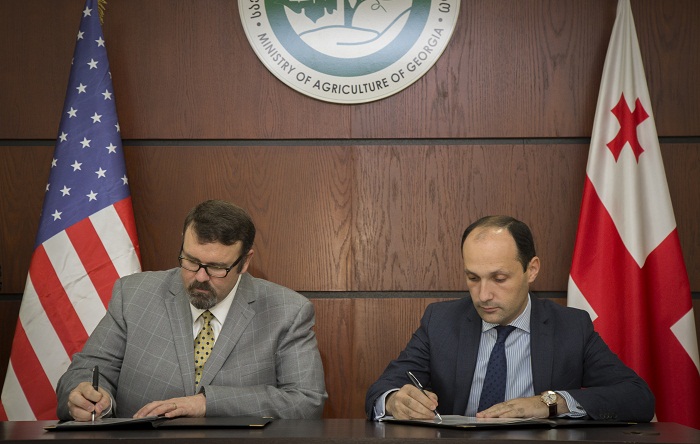 სოფლის მეურნეობის სამინისტროსა და USAID-ის პროექტის  ,,ზრდა საქართველოში“ შორის ურთიერთგაგების მემორანდუმი გაფორმდა