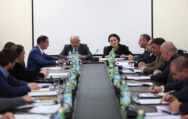 რეგიონული განვითარებისა და ინფრასტრუქტურის სამინისტროში დროებითი სამთავრობო კომისიის  სხდომა გაიმართა