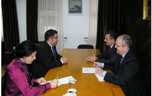 თენგიზ ფხალაძე რუმინეთის საგარეო საქმეთა სამინისტროს სახელმ იფო მდივანს სტრატეგიულ საკითხებში შეხვდა