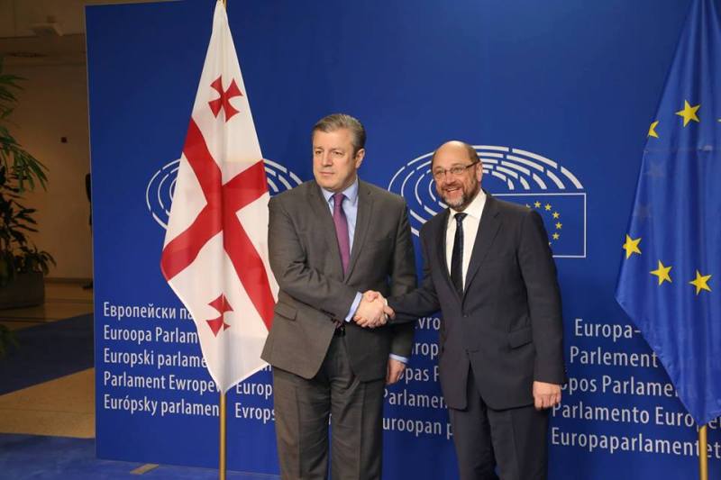 გიორგი კვირიკაშვილი  ევროპარლამენტის პრეზიდენტს შეხვდა