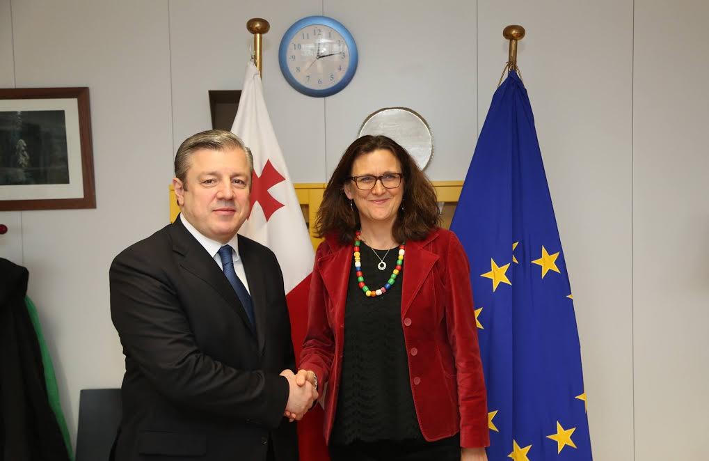 გიორგი კვირიკაშვილი სესილია მალმსტრომს შეხვდა