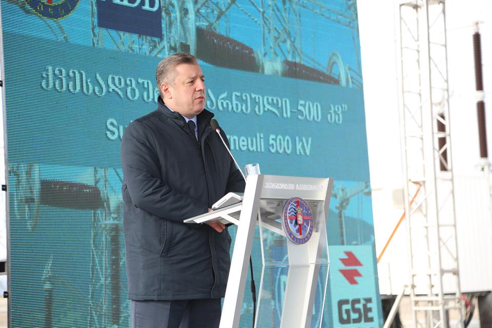 ქვესადგურ  „მარნეული 500"-ის მშენებლობა დასრულდა
