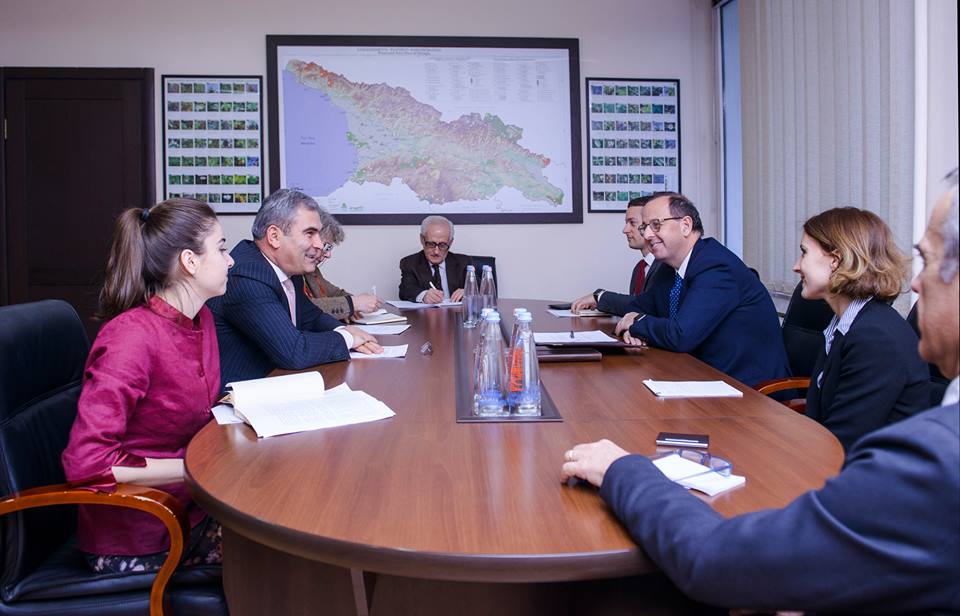 გიგლა აგულაშვილი იტალიის ელჩს შეხვდა
