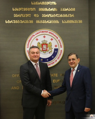 ვიქტორ დოლიძე  საქართველოში რუმინეთის ელჩს შეხვდა