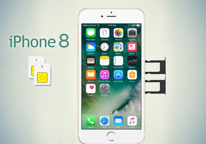 Apple ბაზარზე dual SIM-იან iPhone 8-ს გამოიტანს