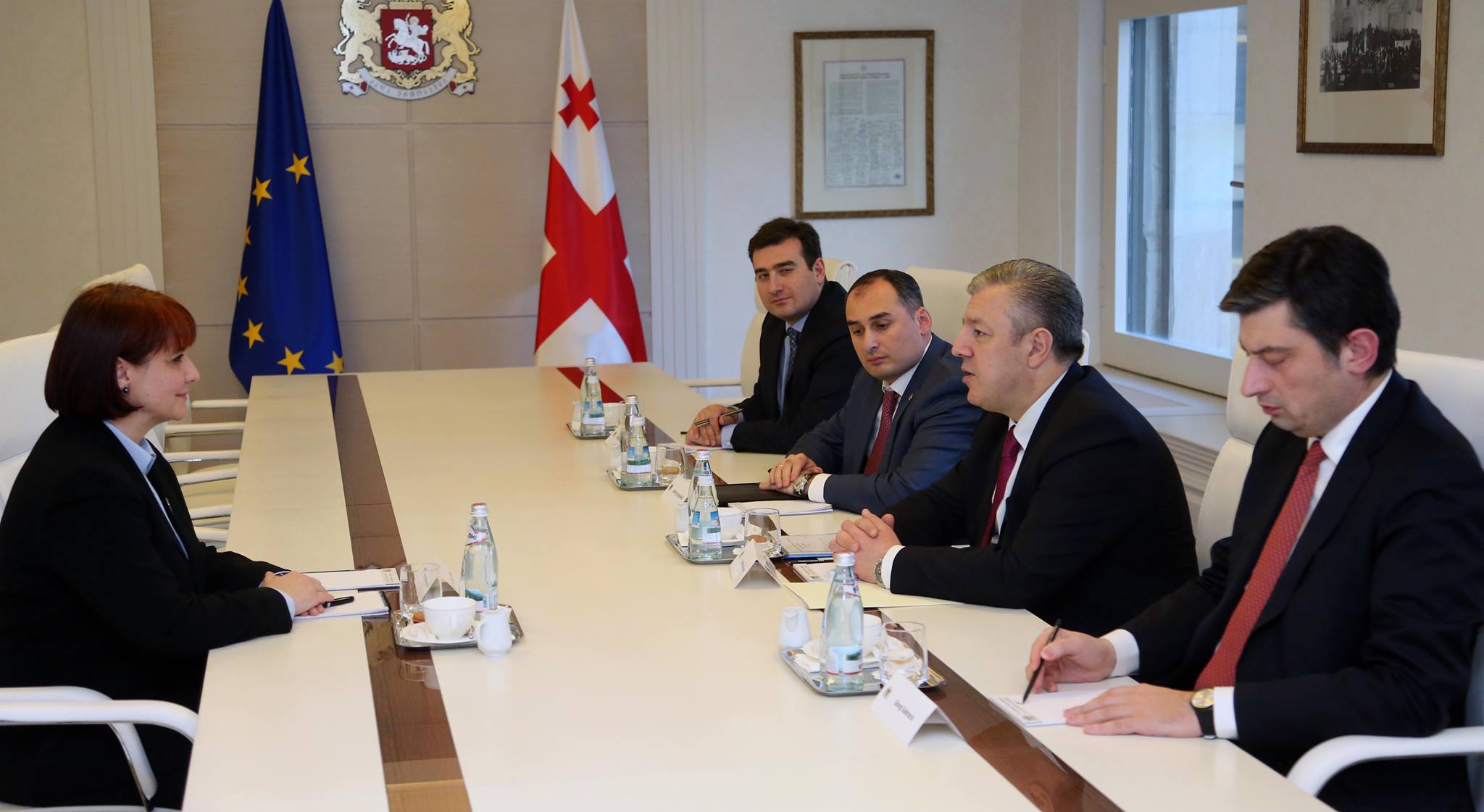 გიორგი კვირიკაშვილი აზიის განვითარების ბანკის (ADB) მუდმივი წარმომადგენლობის დირექტორს შეხვდა