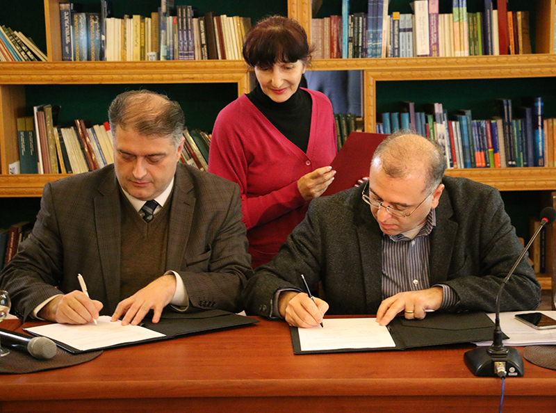 საქართველოს ეროვნულ ბანკსა და აკაკი წერეთლის სახელობის სახელმწიფო უნივერსიტეტს შორის ურთიერთთანამშრომლობის მემორანდუმი გაფორმდა