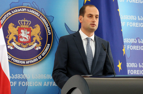 მიხეილ ჯანელიძე ევროკავშირი–საქართველოს საინფორმაციო კამპანიის პრეზენტაციის ფარგლებში სიტყვით გამოვიდა