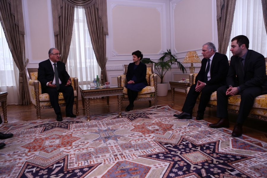 იუსტიციის მინისტრი აზერბაიჯანის უზენაესი სასამართლოს თავმჯდომარეს შეხვდა