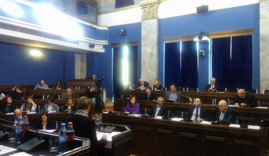 კომიტეტის სხდომიდან ნიკა მელიას გაძევება სცადეს