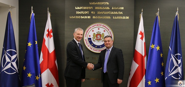ვიქტორ დოლიძე საქართველოში ევროკავშირის სადამკვირვებლო მისიის ხელმძღვანელს შეხვდა