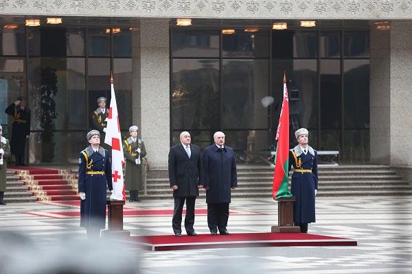 გიორგი მარგველაშვილს ალექსანდრე ლუკაშენკომ უმასპინძლა