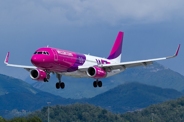 Wizz Air-ს თებერვალში მგზავრთნაკადი 22%-ით გაეზარდა