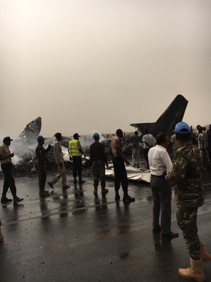 სუდანში თვითმფრინავი ჩამოვარდა