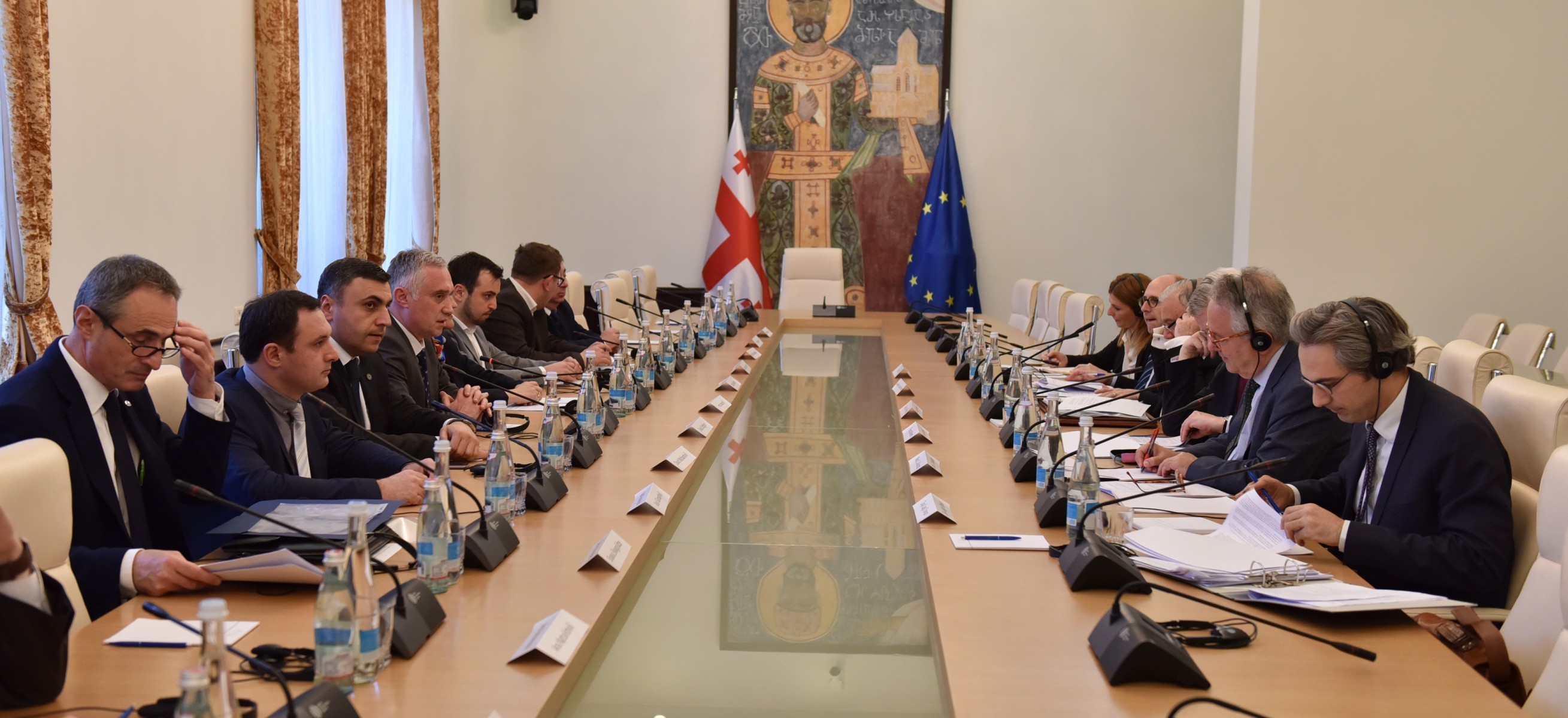 სახელმწიფო საკონსტიტუციო კომისიის სამუშაო ჯგუფი ვენეციის კომისიის დელეგაციის წევრებს შეხვდა