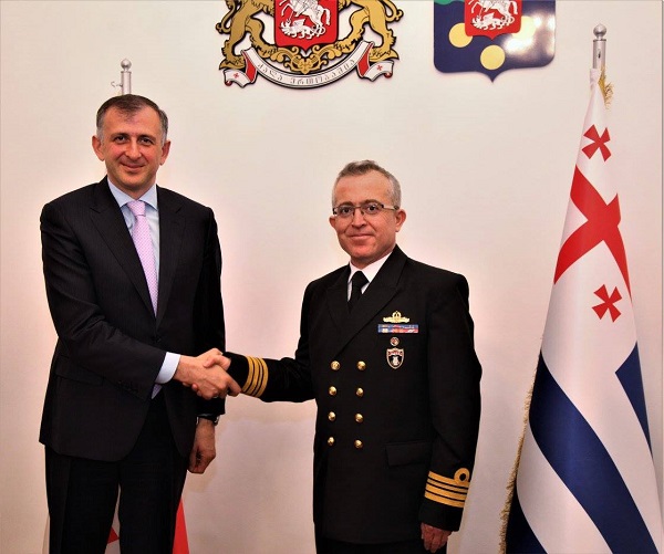 ზურაბ პატარაძემ თურქული სამხედრო გემების, TCG Kalkan-ის და TCG Yıldırım-ის ეკიპაჟის წევრებს უმასპინძლა