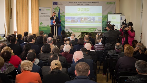 ნოდარ კერესელიძე სოფლის განვითარების  ახალი პროექტის პრეზენტაციას დაესწრო