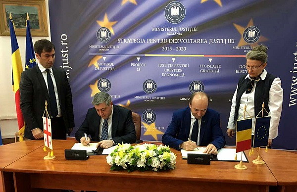 სასჯელაღსრულებისა და პრობაციის სამინისტროს და რუმინეთის იუსტიციის სამინისტროს შორის ურთიერთგაგების მემორანდუმი გაფორმდა