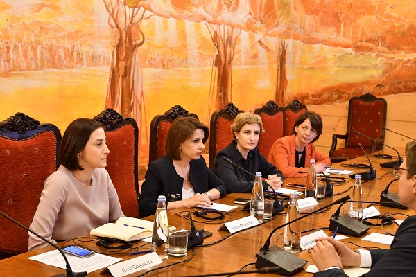 საპარლამენტო უმრავლესობის წარმომადგენლები ეუთო-ს ექსპერტებს შეხვდნენ