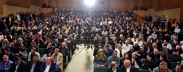 ახალციხეში კონსტიტუციური კანონის პროექტის საყოველთაო-სახალხო განხილვა გაიმართა