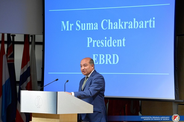 EBRD-ის საქართველოსთან მუშაობა ძალიან უადვილდება, მათ შორის, ახალი ინვესტორების შემოყვანის კუთხით - სერ სუმა ჩაკრაბარტი