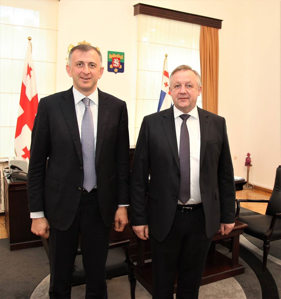 ზურაბ პატარაძე ბელარუსის ელჩს მიხეილ მიატლიკოვს შეხვდა