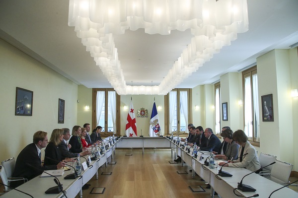 გიორგი მარგველაშვილი ბრიჯიტ ბრინკს შეხვდა