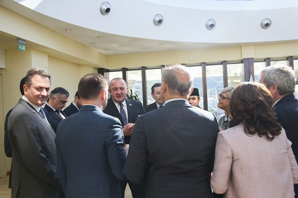 საქართველოს პრეზიდენტს რვა ქვეყნის არარეზიდენტმა ელჩმა რწმუნებათა სიგელები გადასცა
