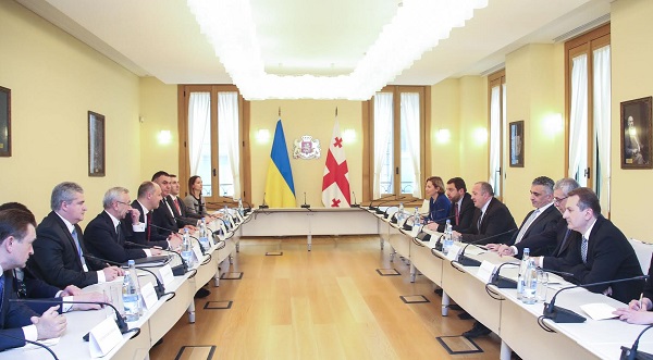 გიორგი მარგველაშვილი უკრაინის უმაღლესი რადას თავმჯდომარეს შეხვდა