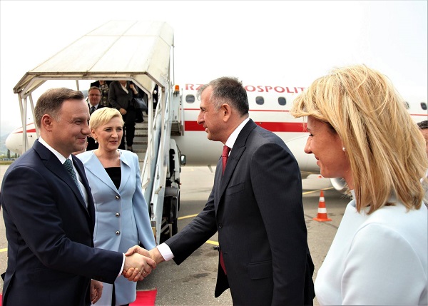  ბათუმს პოლონეთის რესპუბლიკის პრეზიდენტი ანდჟეი დუდა ეწვია