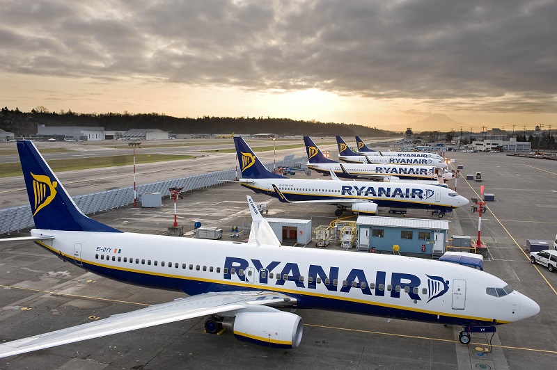  Ryanair-ის რეისებზე რეგისტრაცია 60 დღით ადრე დაიწყებს