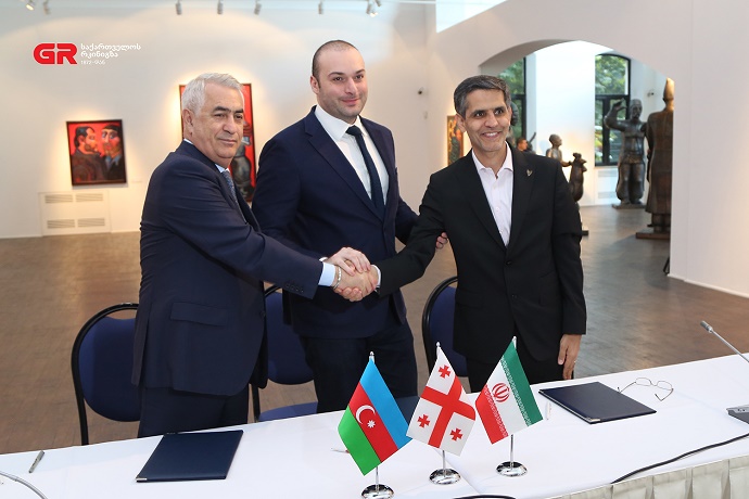 საქართველოს, აზერბაიჯანისა და ირანის რკინიგზის ხელმძღვანელებმა ახალი პროექტი განიხილეს