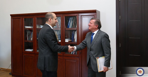 მიხეილ ჯანელიძე იანოშ ჰერმანს შეხვდა
